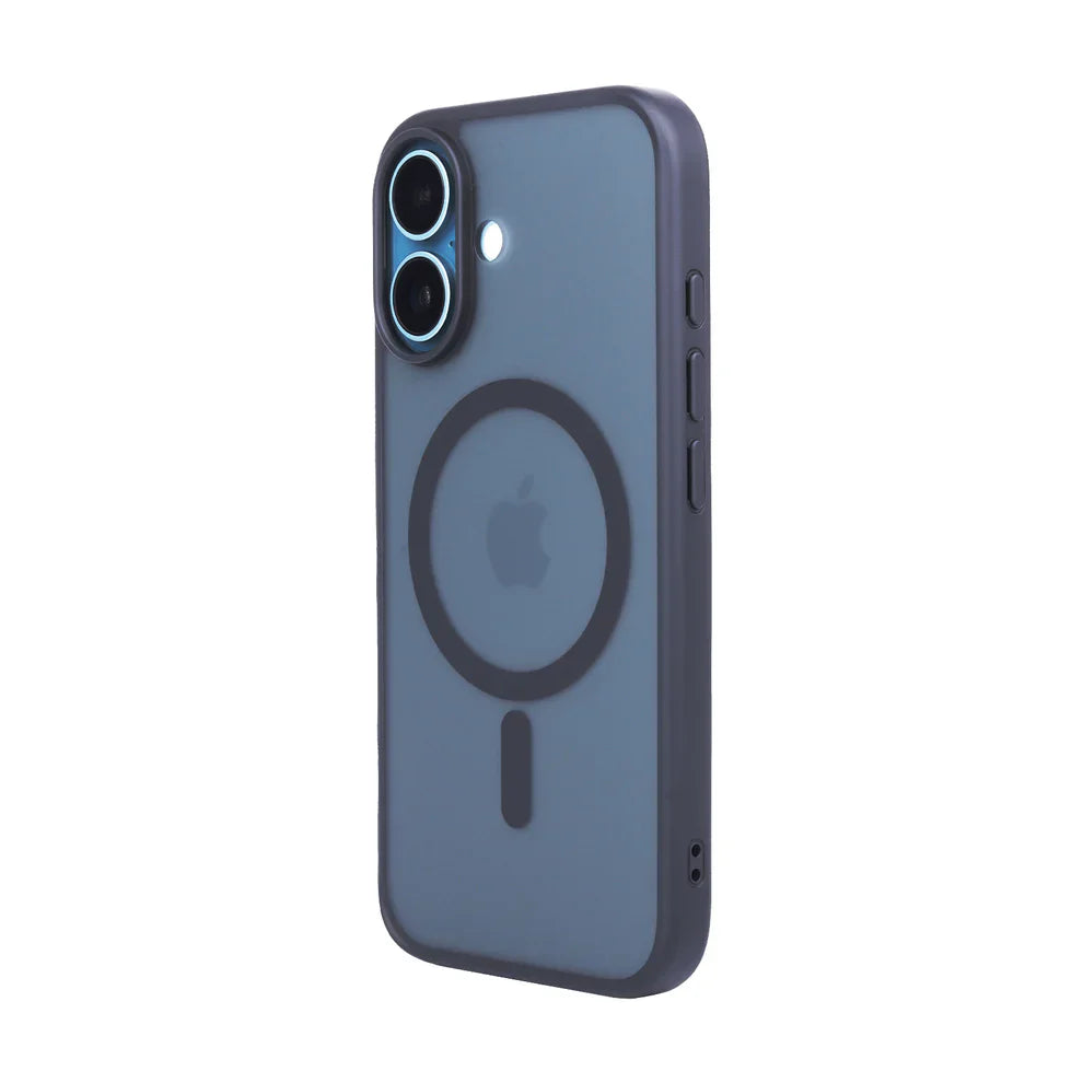 Tekne Matt MagSafe Case for iPhone 16 Plus | Matte Finish | MagSafe Compatible & Scratch-Resistant - Black