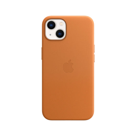 iPhone 13 Leather Case with MagSafe - Golden Brown