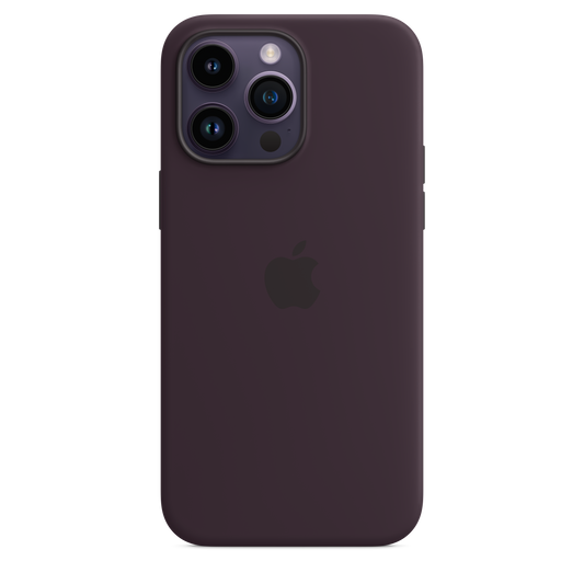 iPhone 14 Pro Max Silicone Case with MagSafe - Elderberry