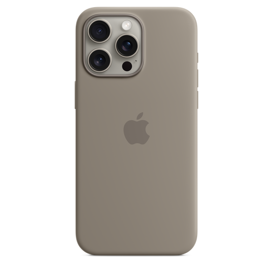 iPhone¬†15¬†Pro¬†Max Silicone Case with MagSafe - Clay